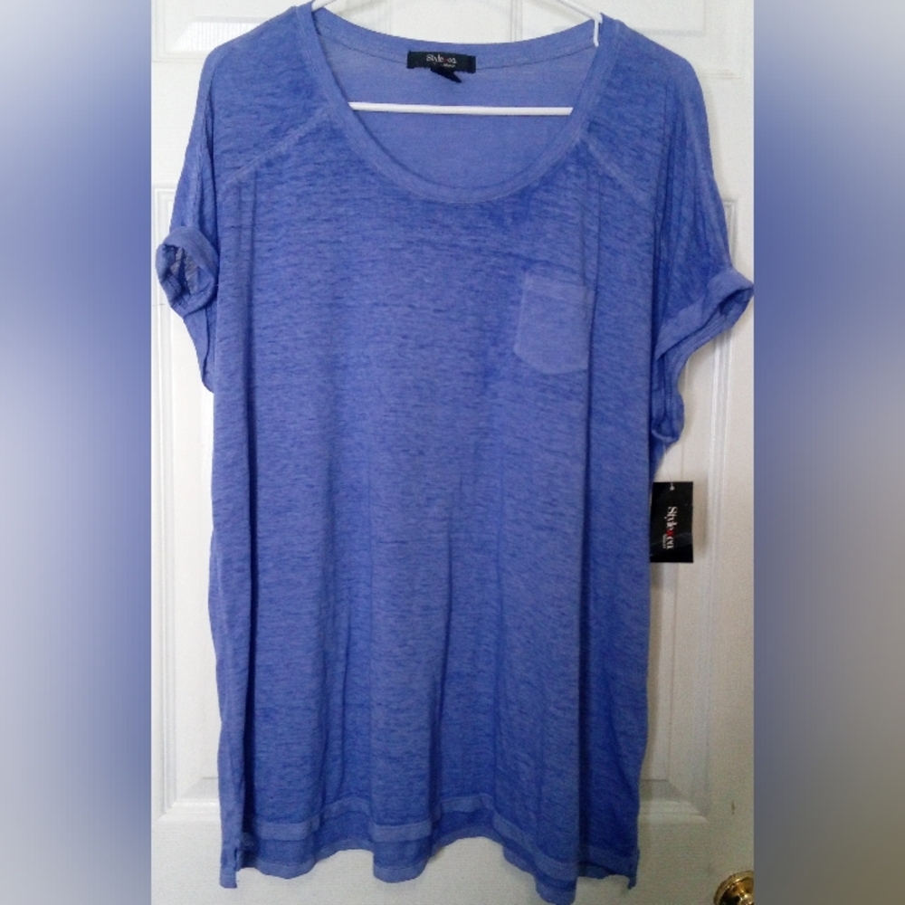Style & Co. Blue Women's Top